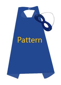 Capa Promocional para Adultos y Niños, Disfraz de Halloween, Capa de una Sola Capa de 70*70cm <span class=keywords><strong>con</strong></span> Logotipo, Máscara y Capas de Superhéroe para Niños - Product Image 4