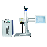 Fibre utilisée 3D personnalisé Portable Mini bijoux Fiber optique Machine de gravure Laser à 360 degrés verre sur verre métal Diode Laser