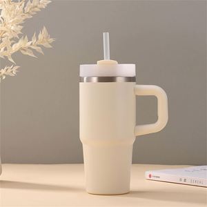 Custom Logo 14oz Stainless Steel <b>Kids</b> Vacuum Tumbler with Handle and Straw for Promotional Gift Business - Product Image 4