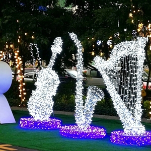 LED Musical Instrument Decorative <b>Light</b> for Music Festivals Plazas Parks and Creative Outdoor Landscape Displays - Product Image 5