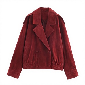 Veste décontractée pour femme en polyester tissé écologique infroissable – Nouvelle collection Hiver 2026 - Product Image 3