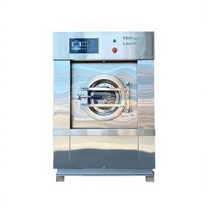 Machine de nettoyage à sec entièrement automatique en acier inoxydable de 15 kg avec système industriel tout-en-un de lavage-extraction-séchage et auto-nettoyage - Product Image 1