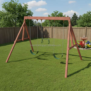 Balançoire de jardin réglable de 1,8 mètre de long avec planche incurvée, durable, pour parc, école, cour, jardin, aire de jeux - Product Image 5