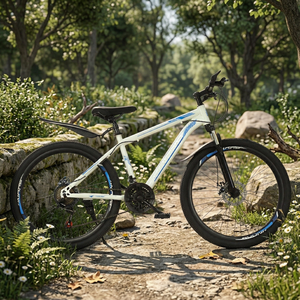 Bicicletta da Montagna <span class=keywords><strong>FREERIDE</strong></span> di Alta Qualità, Nuovo Design, per Adulti, 24 Pollici, 21 Velocità, Telaio in Acciaio al Carbonio, Sospensioni, Ruote in Lega di Alluminio, da Corsa - Product Image 1