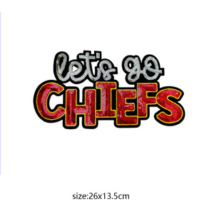 Trò chơi thể thao ngày trưởng 49ers vá thêu quần áo lớn sequin appliques các bản vá lỗi cho may - Product Image 4