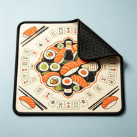 Tapis de Mahjong en microfibre antidérapant avec motif vitrail de cathédrale gothique et fenêtre rose noire et or, pour 4 joueurs, cadeau