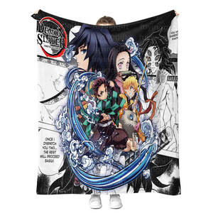 Nouveau dessin animé personnalisé <span class=keywords><strong>Anime</strong></span> démon tueur sieste couverture quatre saisons couverture pour étudiant et enfants - Product Image 4
