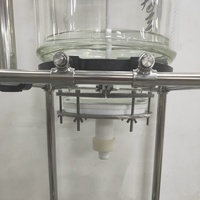 50l agitated jacketed vidro reator de filtro de vessel químico