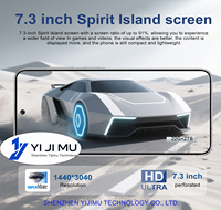 Téléphone Android 16 Global 5G 16G/22G+1TB, écran 7,3 pouces, dernière version 2026, A56 PRO, compatible bandes 5G LTE globales, reconnaissance d'images IA, haute qualité