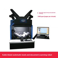 KABIS 9 Robot de numérisation de documents entièrement automatique, scanner à retournement automatique de pages, vitesse de 3300 PPM