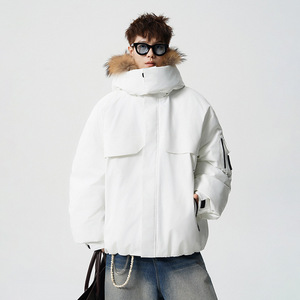 <span class=keywords><strong>Parka</strong></span> réversible imperméable pour homme, doublée polaire épaisse, grande taille, à capuche avec bordure en <span class=keywords><strong>fourrure</strong></span>, chaud pour l'hiver et la motoneige, service OEM - Product Image 3