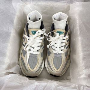 Chaussures de sport décontractées et tendance pour femmes, modèle 9060, en cuir véritable de haute qualité, avec amorti, collection 2026, vente chaude - Product Image 6