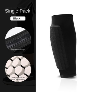 Venta al por mayor Fútbol Panal Pierna Manga Protector Espinillera Pad Soporte Baloncesto Correr Compresión Pantorrilla Mangas - Product Image 6