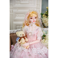 Bjd — poupée articulée, 60cm, bijoux complets, vente en gros, 1/3