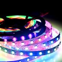 Bande lumineuse LED intelligente 5V largement utilisée, contrôle à distance par application Wi-Fi, flexible SMD 5050 2835, bande lumineuse LED RGB intérieure pour salon