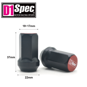 น็อตล้อเหล็กกล้าปลอมขึ้นรูปทรงหกเหลี่ยมปลายปิด สีแดงสด ขนาด H17 สำหรับร้านซ่อมรถยนต์ M12x1.5 สำหรับรถแข่ง - Product Image 3