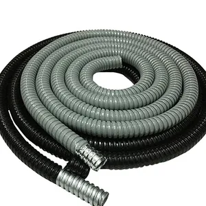 3/4 inch Cable Wire Protection Galvanized Steel Metal Hose Corrugated Pvc Coated Flexible Conduit