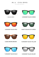 Les lunettes de soleil polarisées Advanced 0717 pour le cyclisme présentent un design rectangulaire classique pour une polyvalence ultime, avec logo personnalisé.