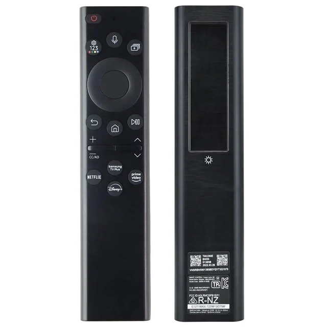 RCU Customized Stock Universal Remote Control BN59-01385B With Voice Control Function and Solar Charging for Samsung TV