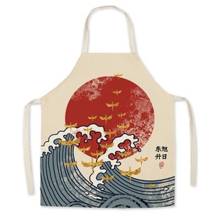 Tablier de Chef Professionnel Personnalisé en Toile Imprimée avec Poches et Boucle pour Serviette, Sans Manches, Réglable, Réutilisable et Lavable - Product Image 6