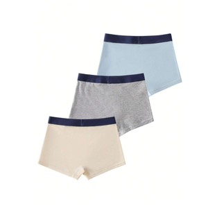 Offre Spéciale garçons sous-vêtements exportation qualité slips couleur unie confortable respirant fabriqué au Vietnam à la mode mignon motif coton - Product Image 6