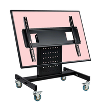 Carrito Móvil Universal de Acero para TV Vickman de 32-65 Pulgadas |   Stand 45 de Nivel Bajo |   Ruedas para LCD/Plasma |   Certificado CE |   Max Vesa 600x400