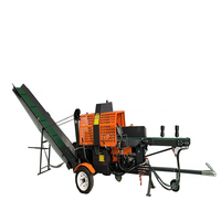 Machine universelle de traitement du bois combiné multifonction, 30 tonnes, processeur de bois de chauffage, séparateur de bûches