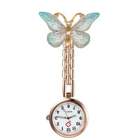 Nouvelle montre de poche à quartz mignonne médecin infirmière médicale avec élastique et résistance à l'eau 3BAR