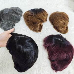 $9.5 Promotion Short Smooth Hair <b>Wigs</b> Pixie Cut <b>Wig</b> Silk Base <b>Lace</b> <b>Wigs</b> Natural Hair Wholesale Price - Product Image 6