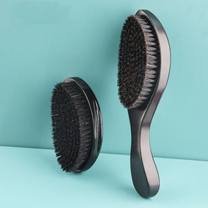 Set di Spazzole per <span class=keywords><strong>Barba</strong></span> con Manico Curvo in Legno 360 Wave, Setole Naturali di Cinghiale, <span class=keywords><strong>Kit</strong></span> per Barbiere e Salone, per la Cura della <span class=keywords><strong>Barba</strong></span> Maschile - Product Image 2