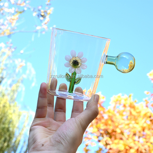 도매 맞춤 빈티지 3D 동물이 들어간 귀여운 컵 유리 머그잔 애완동물 포함 - Product Image 4
