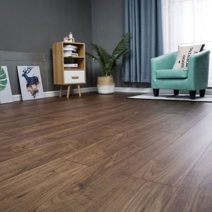 Piso geotérmico revestido de madera maciza de tres capas pura de nogal negro americano, tablero grande para el hogar, Log15mm Natural - Product Image 4