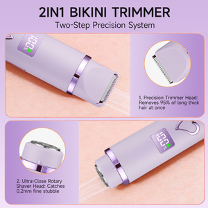 Tondeuse Épilateur Électrique Rechargeable Sans Douleur pour Femme, Rasoir Épilateur à <span class=keywords><strong>Prix</strong></span> d'Usine OEM pour Usage Domestique - Product Image 2