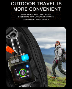 Altavoz Portátil Inteligente con Pantalla Táctil, Audio HD <span class=keywords><strong>de</strong></span> 5W con Bajos Potentes, Batería <span class=keywords><strong>de</strong></span> 1200mAh, Fondo <span class=keywords><strong>de</strong></span> Pantalla Personalizable, <span class=keywords><strong>Reproductor</strong></span> Inalámbrico <span class=keywords><strong>para</strong></span> Karaoke al Aire Libre - Product Image 4