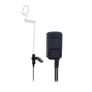 Spy headset acoustic clear tube two way radio earpiece for Motorola CLP108 CLP446
