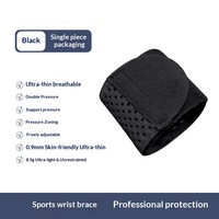 Bracelet de sport léger personnalisé avec logo - Support de poignet fin absorbant la transpiration pour le badminton, le tennis, le basketball et l'entraînement en salle de sport