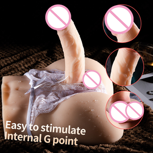 강력하고 전투 강화 된 남자 현실적인 17cm 남성 마네킹 딜도 성인 반신 인공 섹스 토이 여성용 자위 행위자 - Product Image 5