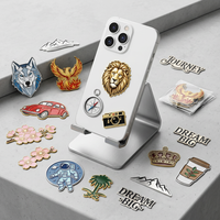 Vente directe usine : Badges métalliques, autocollants pour téléphone Palestine, styles variés, en alliage gravé, cadeaux de festival, autocollants 3D pour téléphone
