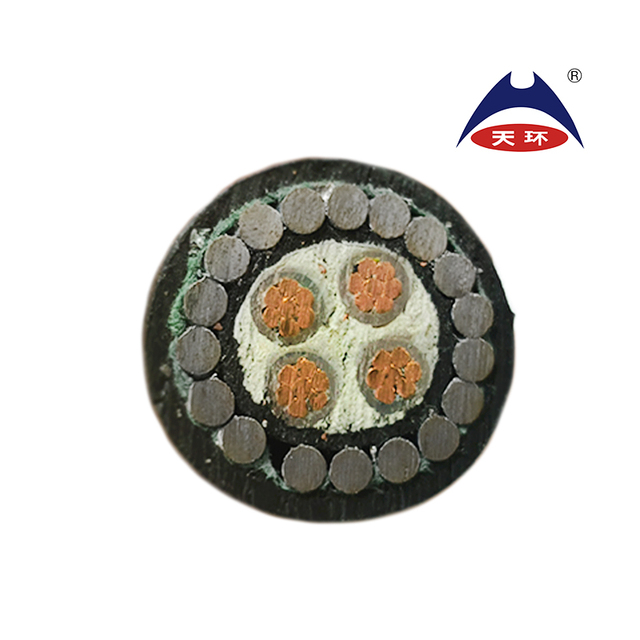 MYJV42 Coal Mine Power Cable Cross-Linked Polyethylene Insulated Coarse Steel Wire Armored PVC Sheathed Copper Conductor