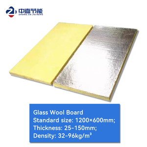 Panel de Lana de Vidrio con Revestimiento de Aluminio Cuadrado de Diseño Industrial, Ignífugo, para Paredes Divisorias, Aislamiento Térmico - Product Image 2