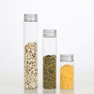 Alüminyum örnek şişesi ile ücretsiz Test tüpü düz tabanlı borosilikat cam vidalı kapak - Product Image 5