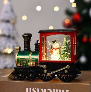 ของตกแต่งคริสต์มาสของขวัญคริสต์มาสแบบใหม่ของตกแต่งบ้านเรซินขนาดเล็กร้านซานตาคลอสเครื่องประดับเรซิ่นภูมิทัศน์ไมโคร - Product Image 3