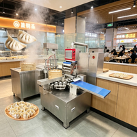 Équipement industriel de formage de raviolis avec réglages rapides par bouton et capteur de détection de fuites pour cuisines centralisées