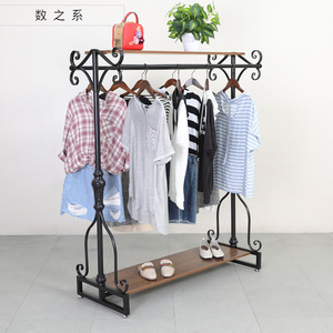 Estante de ropa de pie de metal de un solo nivel, soporte de exhibición para ropa - Product Image 3