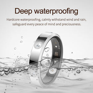 OEM/ODM HR01 Anillo inteligente Rastreador DE SALUD Monitor de oxígeno en sangre de frecuencia cardíaca Anillo inteligente de acero inoxidable Anillo de fitness para IOS Android - Product Image 2