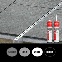 Meilleur 966 Super Glue Facile à utiliser Scellant en silicone solide Liquide blanc étanche pour la construction et le joint pour l'extérieur