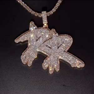 Colgante de Moissanita de Lujo Estilo Hip Hop para Hombre y Mujer, Chapado en Plata de Ley 925 con Diamantes, Joyería de Estilo Cadena, Regalo Exclusivo - Product Image 3