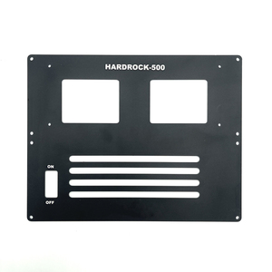 Tùy Chỉnh <span class=keywords><strong>CNC</strong></span> Máy Phay Đen Anodized Nhôm Điều Khiển Front <span class=keywords><strong>Panel</strong></span> - Product Image 2