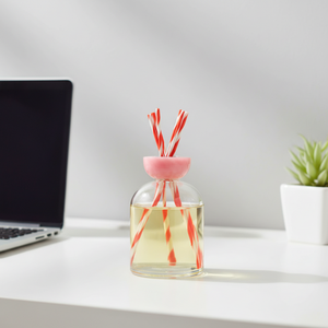 ตัวกระจายแสงแบบไร้สายรูปหัวกะโหลกเรียบหรูแบบหยาบ Vir Liberty 65มล. เต็นท์สีม่วงเต็นท์ฟักทอง - Product Image 1