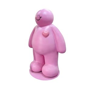 Escultura Grande de Resina de Fibra de Vidrio con Diseño de Personaje de Dibujos Animados <span class=keywords><strong>Bobo</strong></span>, Pintada a Mano, Tamaño Personalizado, Diseño Personalizado de Personajes de Moda de <span class=keywords><strong>TV</strong></span>/Películas para Exteriores - Product Image 5